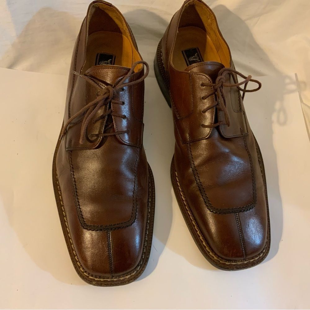 Miguel Angel Dress Shoes Size 12 Lace Up Brown